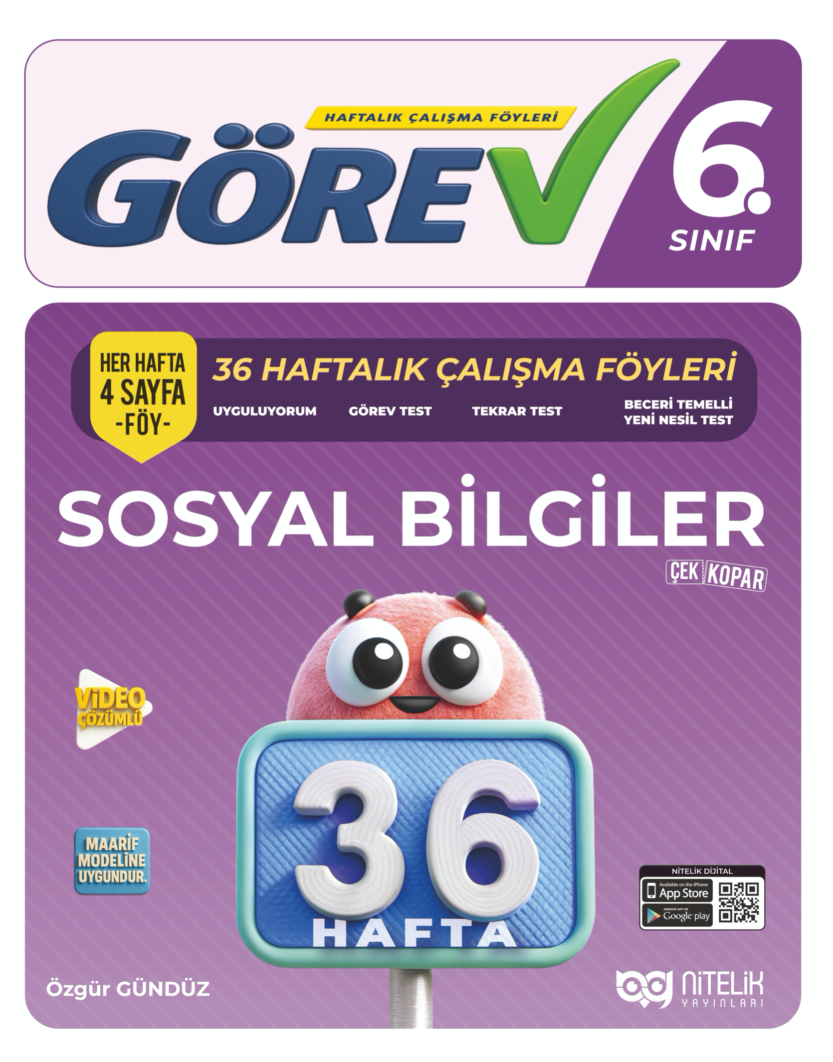 6. Sınıf Görev Sosyal Bilgiler Haftalık Çalışma Föyleri kapak görseli